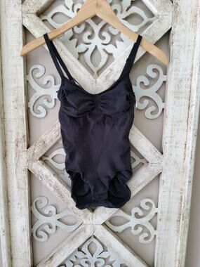 SKIMS Seamless Sculpt Brief Bodysuit Black Onyx Shapewear Snaps L XL L/XL